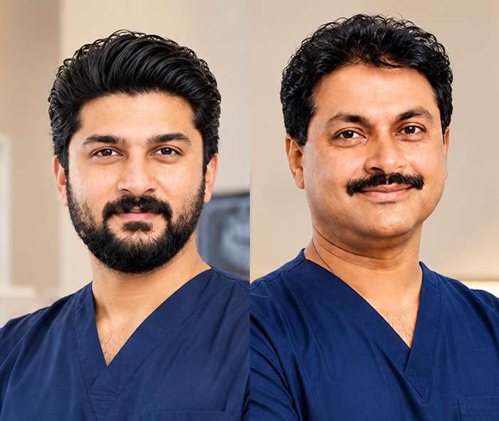 Patient smiling after treatment at Dr. Zahers Aesthetic Dental Center in Al Jurf, Ajman