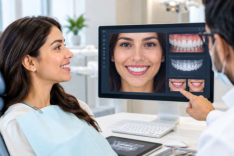 Digital smile designing consultation at Dr. Zahers Aesthetic Dental Center in Al Jurf, Ajman